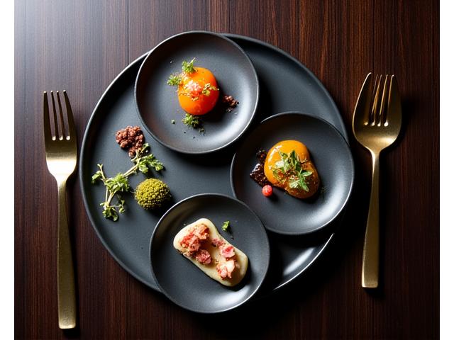 Menu dégustation 9 services avec accords mets-vins de L'Arbre Gourmand